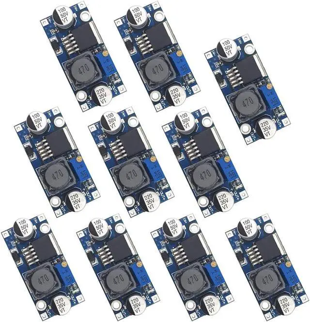 Main image of Valefod 10 Pack DC to DC High Efficiency Voltage Regulator 3.2-35V to 1.25-30V Buck Converter DIY Power Supply Step-Down Module