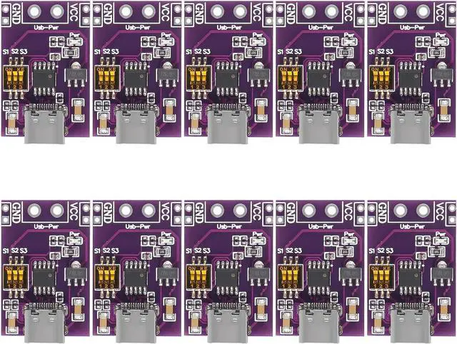 Main image of DWEII 10-Pack Type-C QC AFC PD2.0 PD3.0 to DC Spoof Scam Fast Charge Trigger Polling Detector USB-PD Notebook Power Supply Change Board Module