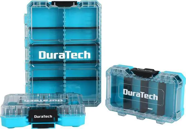 Main image of DuraTech 3-Piece Small Parts Tool Box Organizer with 14 Dividers