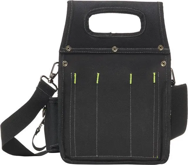 Alt view image 7 of 7 - AWP TrapJaw 3-in-1 Electrician Tool Pouch with Spring-Loaded Technology, Designed for Professional Electricians and Maintenance Repair Technicians,Black