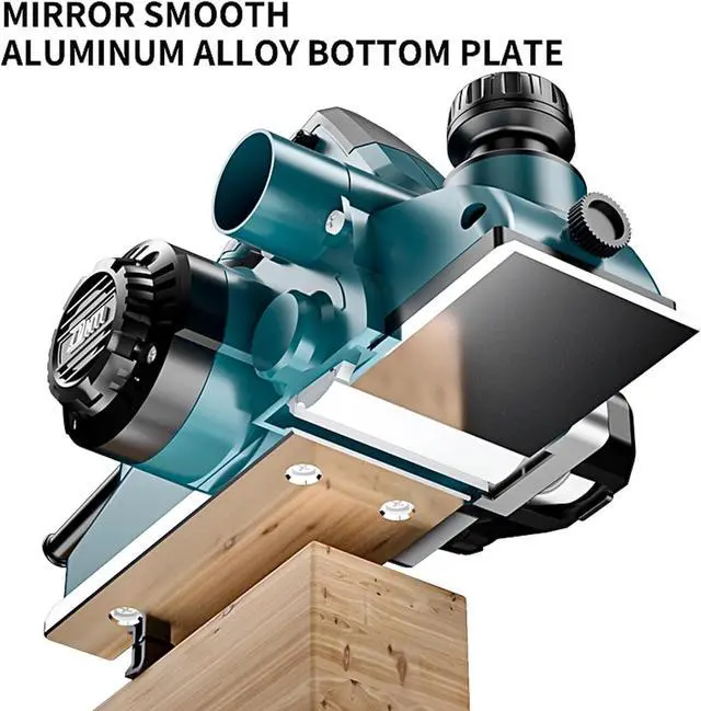 Alt view image 3 of 7 - DNTI 6.6amp Corded Electric Handheld Planers 17000rpm Hand Planer Power Woodworking Tool Power Handheld Planer for Wood Chamfer DIY model 58218