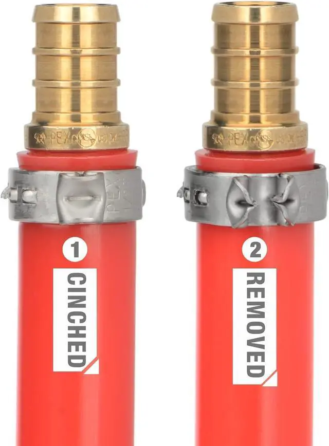 Alt view image 7 of 7 - iCrimp ICP-PC02 PEX Clamp Tool for Pinching and Removing Stainless Steel PEX Clamp Rings, 3/8", 1/2", 3/4", 5/8" and 1", PEX Clamp Removal Tool