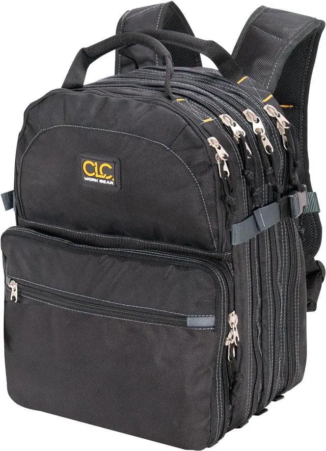 Main image of Custom Leathercraft1132 75-Pocket Tool Backpack