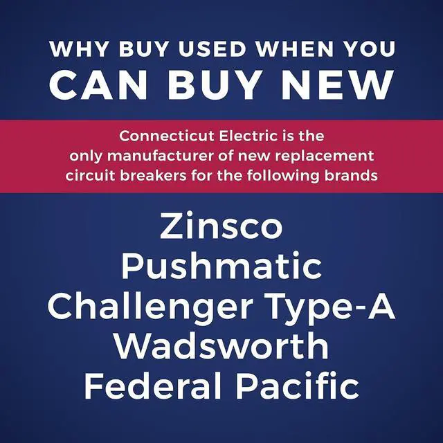 Alt view image 2 of 3 - UBIZ1520 Newly Manufactured Zinsco R381520 Replacement, Twin/Tandem 15/20 Amp Thin Series Circuit Breaker, Gray