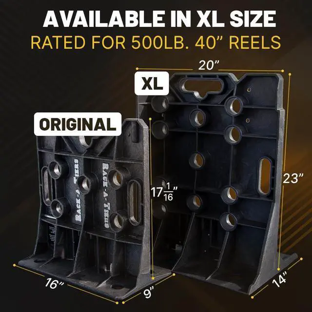 Alt view image 6 of 6 - Rack-A-Tiers Wire Dispenser - Multi-Purpose Cable Dispenser, Electrician's Wire Spool Rack, Electrical Wire Rack, Wire Spool Dispenser, Wire Spool Caddy, Wire Dispenser Rack (11455)