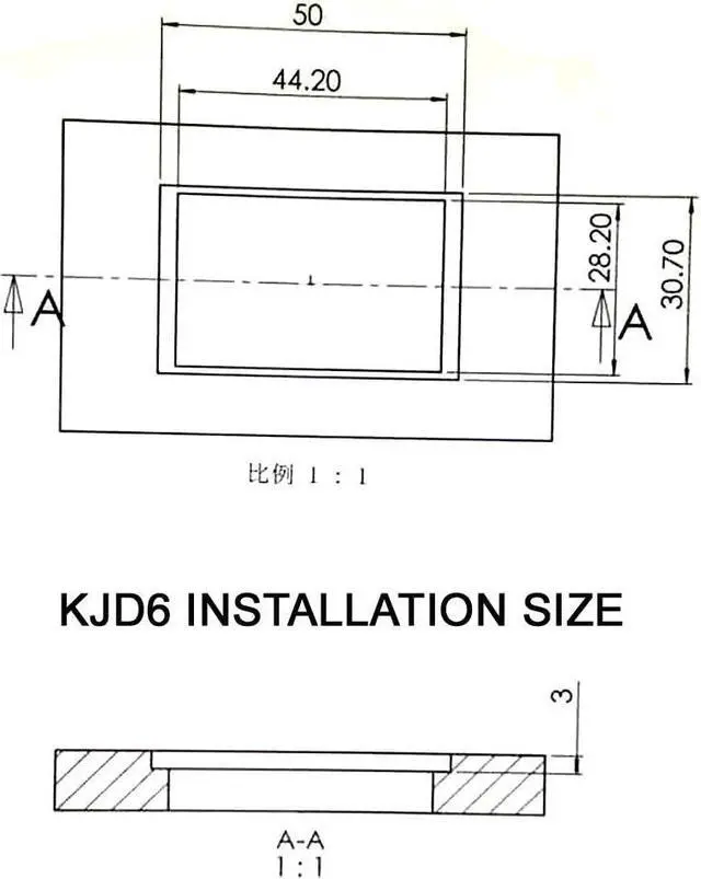 Alt view image 3 of 7 - Waterproof Electromagnetic Push Button Switches Start Stop On Off Magnetic Pushbutton Switch for Wood Working Machinery Cutter Table Saw Grinder Drill Slicer AC 110V 6A KJD6 6F/2,Yellow