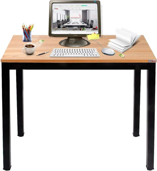 Main image of Need Small Computer Desk for Home Office 31.5 Inch Gaming Desk Teak