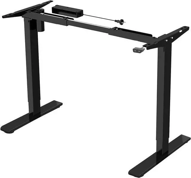 Main image of FLEXISPOT Electric Sit Stand Desk Frame Height Adjustable Desk Base Home Office Standing Table Black Leg
