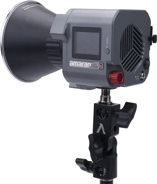 Alt view image 4 of 7 - Amaran COB 60X S LED Video Light Bowens Mount,33,300 lux @1m Bi-Color 2700-6500k Photography Studio Lighting,AC/DC Power Support with App Control for Studio Live Streaming Video Shooting