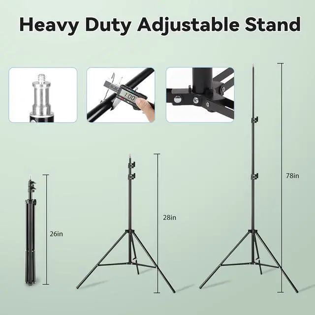 Alt view image 5 of 7 - Skytex Softbox Lighting Kit 2pack 20x28in Octa Soft Box|135W 2700-6400K E27 LED Bulb Continuous Photography Lighting, Photo Studio Lights Equipment for Camera Shooting, Video Recording