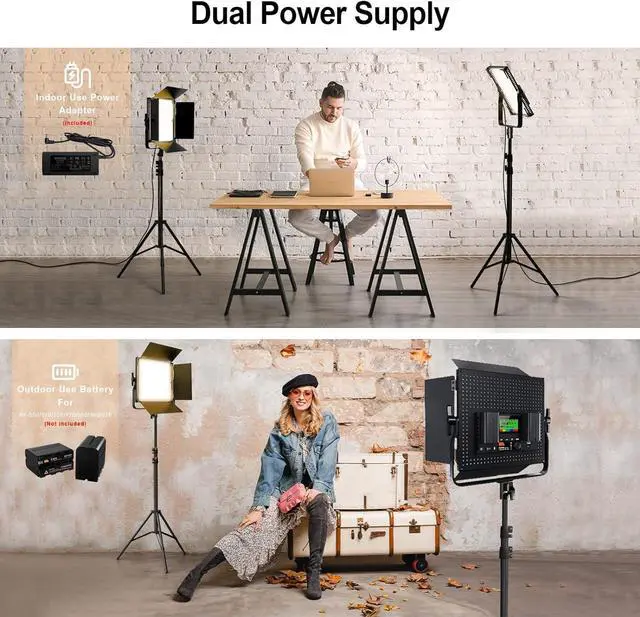 Alt view image 5 of 7 - Pixel K80 Photography Lighting with APP Control, 2600K-10000K CRI 97+ RGB Led Video Light Panel, 9 Applicable Scenes Lighting for Studio/Gaming/Streaming/YouTube/Videography/Film/Video Recording