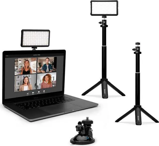 Main image of Lume Cube Broadcast Lighting Kit Live Stream Webcam Light for Computer & Laptop Enhance Video Calls Streaming & Vlogging Include Adjustable Tripod & Suction Mount Adjust Brightness & Color Temperature