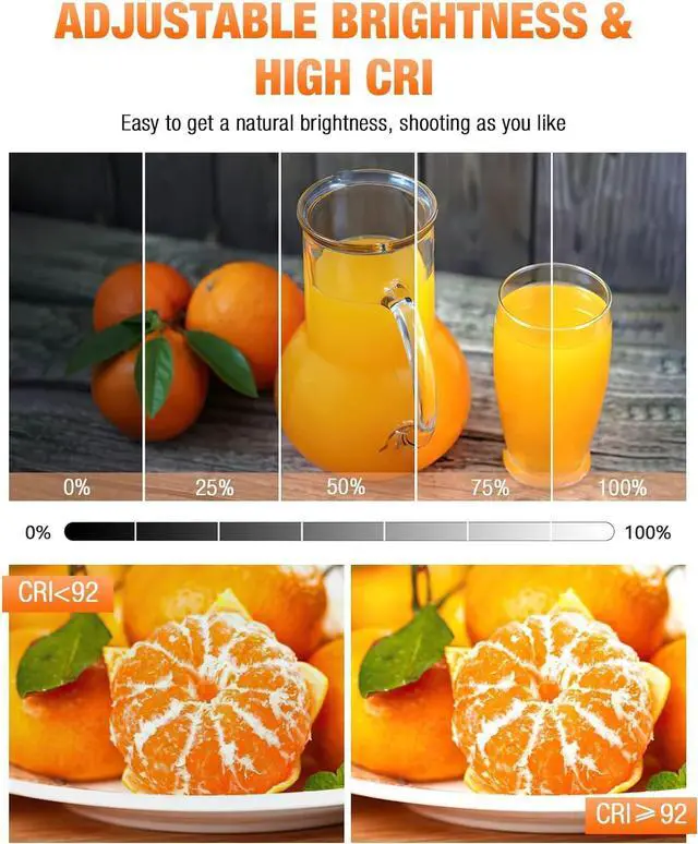 Alt view image 5 of 7 - Bi-Color Dimmable Photo Light Box Kit, 32x32 inch/80x80 cm Photo Studio Photography Photo Box Kit 2 Led Light Bars 252 LED Light Beads Tabletop Professional Shooting Tent with 5 Backdrops