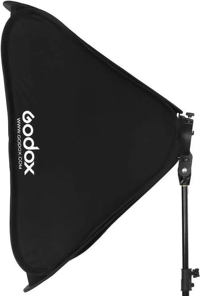 Alt view image 2 of 7 - Godox Softbox 24"x24"/60x60cm with S-Type Speedlite Bracket & Bag