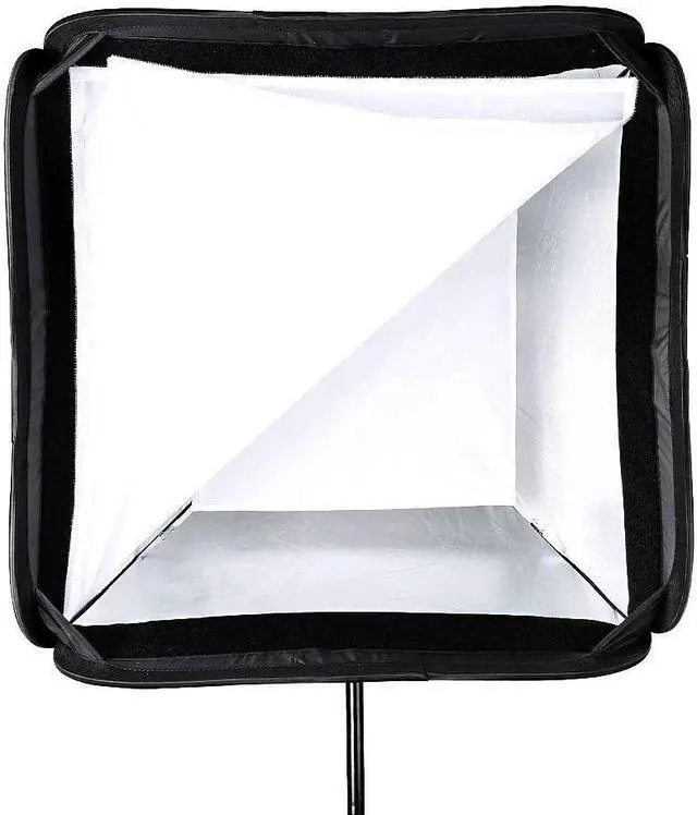 Alt view image 3 of 7 - Godox Softbox 24"x24"/60x60cm with S-Type Speedlite Bracket & Bag