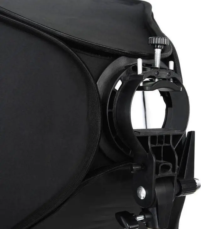 Alt view image 5 of 7 - Godox Softbox 24"x24"/60x60cm with S-Type Speedlite Bracket & Bag