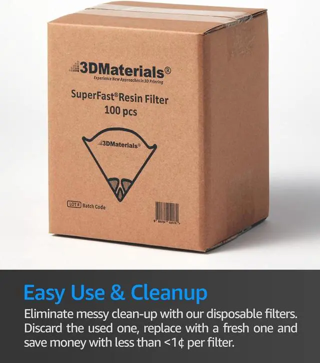 Alt view image 7 of 7 - SuperFilter 100 pcs, Disposable Filter, 3D Printer Resin and Paint Strainer, Made in Korea by 3DMaterials