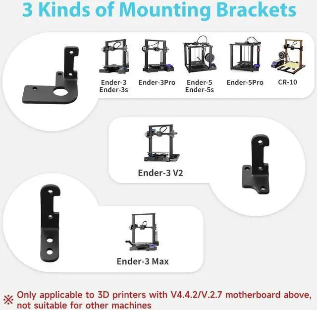 Alt view image 4 of 6 - Creality CR Touch Auto Leveling Kit, 3D Printer Bed Auto Leveling Sensor Kit for Ender 3/ Ender 3 Pro/Ender 3 V2/ Ender 3 Max/Ender 5/ and CR 10 with 32 Bit V4.2.2/V4.2.7 Mainboard