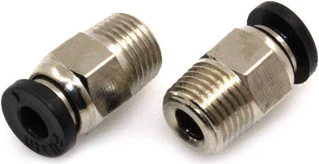 Alt view image 6 of 7 - BIQU PC4-M10 Pneumatic Connector Fittings Bowden Tube Coupler Male Straight PTFE Tube Push for E3D-V6 Bowden Extruder Compatible with Ender-3 Ender-3 V2 3D Printers (Pack of 10pcs)