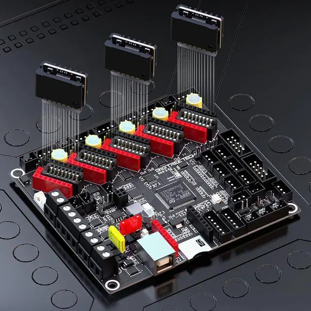 Alt view image 6 of 6 - BIGTREETECH SKR 3 EZ Control Board 32bit New Upgrade Silent Board Support EZ2209/ EZ5160/ EZ2130 Stepper Driver Compatible TFT Series Touch Screen, DIY for Most FDM 3D Printer (with 5PCS EZ2209)