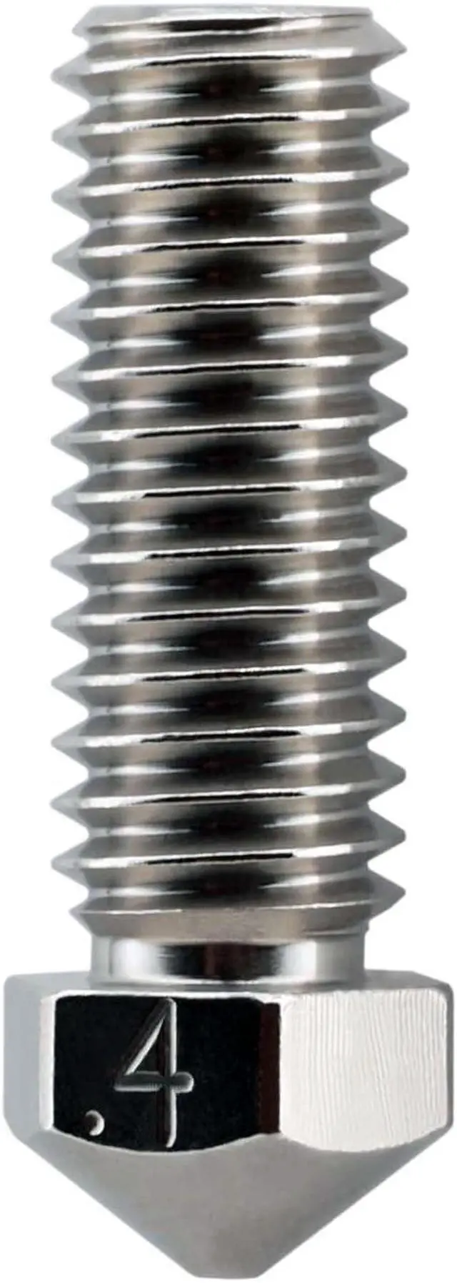 Main image of Micro Swiss Plated Wear Resistant High Flow Volcano Compatible/Artillery Sidewinder 1.75mm Nozzles (.4mm)