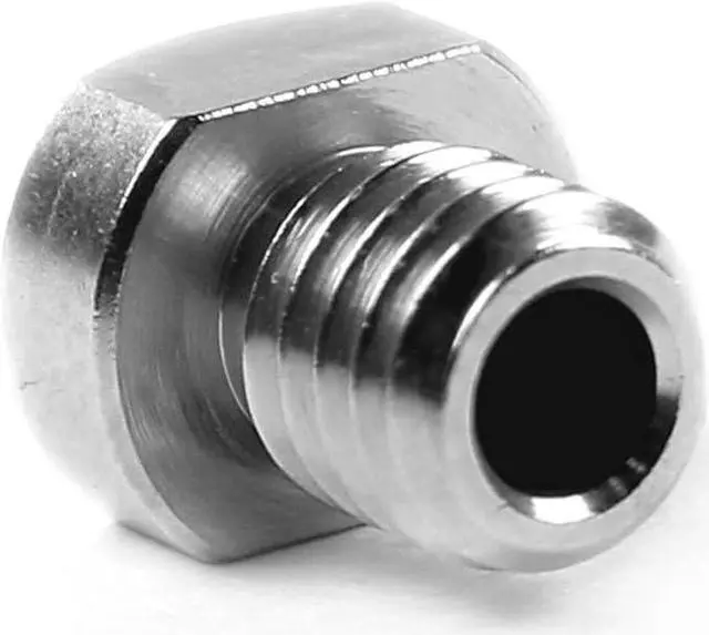 Alt view image 2 of 3 - Microswiss Plated Nozzle for LulzBot TAZ 5, LulzBot Mini, Hexagon Hotend Style (.5mm)