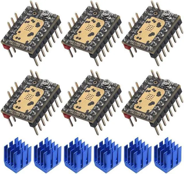 Main image of BIGTREETECH Direct 6PCS TMC2209 V1.3 Stepper Motor Driver 2.8A UART Ultra Silent Stepsticks Supports Step/DIR Mode for Octopus V1.1/Octopus pro/SKR V1.4 Turbo SKR 3 Manta M4P/M5P/M8P Control Board