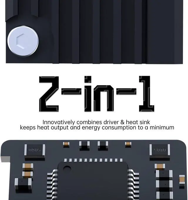 Alt view image 4 of 7 - BIGTREETECH EZ2209 V1.0 Stepper Motor Driver 5PCS Stepstick Mute EZ2209 Compatible with SKR 3 EZ Manta E3 EZ 3D Printer Controller Main Board