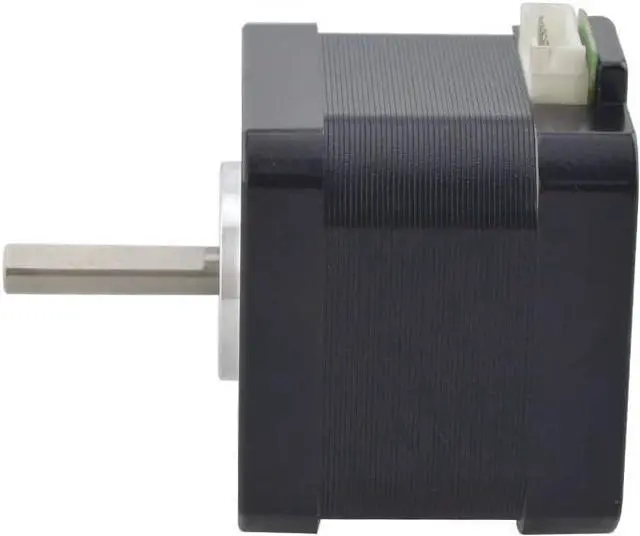 Alt view image 3 of 6 - STEPPERONLINE Nema 17 Stepper Motor Bipolar 1.5A 42Ncm 42x42x38mm 1.8deg 4 Wires with 1m Cable and Connector (3 Pack)