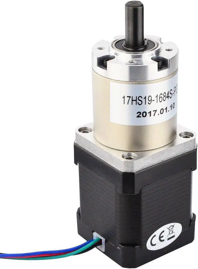 Alt view image 2 of 6 - STEPPERONLINE 51:1 Planetary Gearbox High Torque Nema 17 Stepper Motor Precision Camera DIY