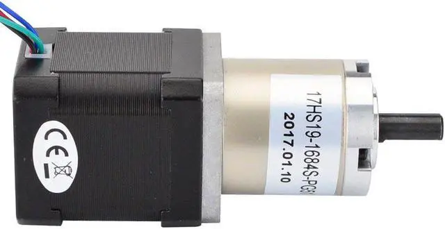 Alt view image 5 of 6 - STEPPERONLINE 51:1 Planetary Gearbox High Torque Nema 17 Stepper Motor Precision Camera DIY