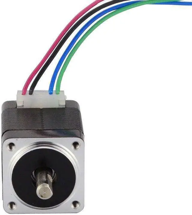 Alt view image 3 of 6 - STEPPERONLINE Nema 8 Bipolar Smallest Stepper Motor 1.6Ncm/2.3oz.in 1.8deg 28mm 0.2A 4 Leads