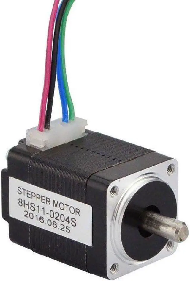 Alt view image 4 of 6 - STEPPERONLINE Nema 8 Bipolar Smallest Stepper Motor 1.6Ncm/2.3oz.in 1.8deg 28mm 0.2A 4 Leads