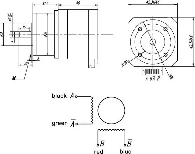 Alt view image 6 of 7 - Usongshine Nema 17 Geared Stepper Motor Gear Ratio 5.18:1 Planetary Gearbox for 3 D Printer DIY CNC Robotics