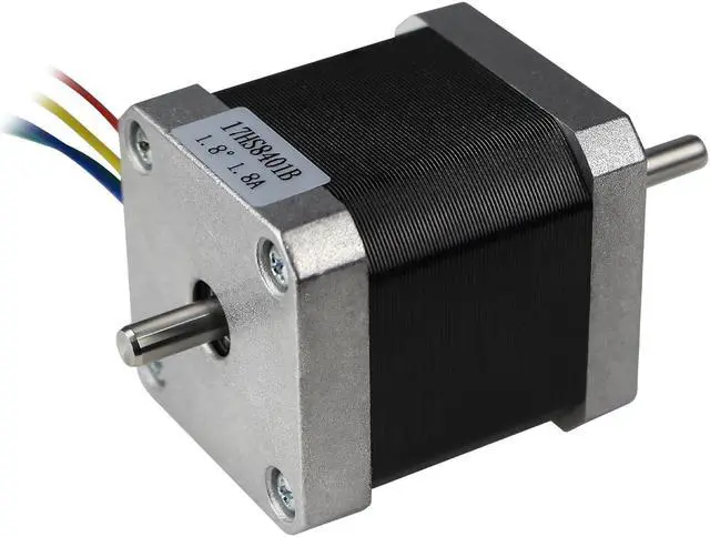 Main image of CNCTOPBAOS Nema17 Stepper Motor 78oz.in 48mm Length 1.8A Dual Shaft for 3D Printer/Milling/CNC Router Machine 17HS8401B