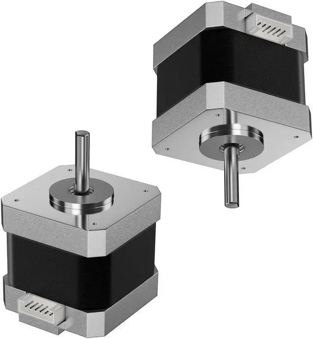 Alt view image 2 of 6 - ALadrs FDM 3D Printer Stepper Motor 42-40,2 Phases 1A 1.8 Degrees 0.4 N.M Stepper Motor 3D Printer Extruder, for Creality Ender-3 Series and CR-10 Series E-axis (42-40(2Pcs))