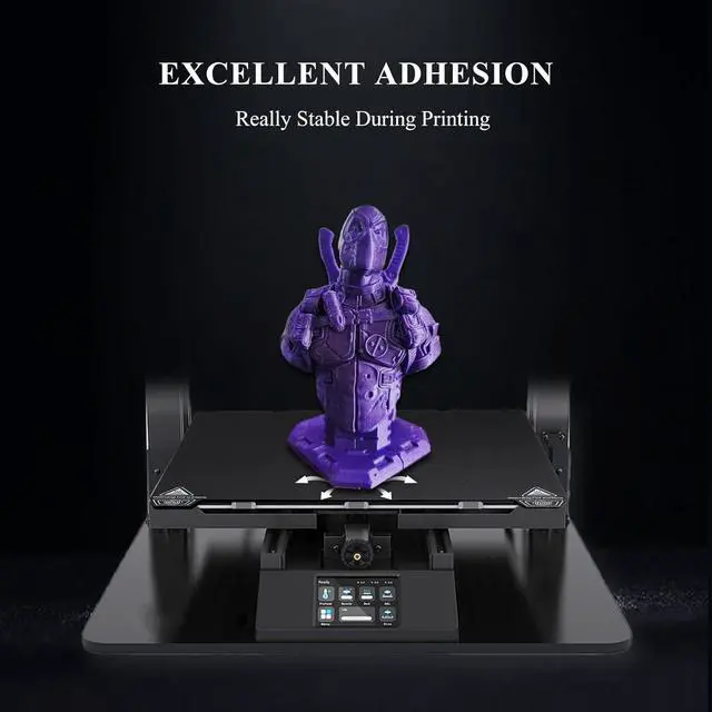 Alt view image 3 of 6 - PEI Sheet and Flexible Magnetic Build Plate, 235mm x 235mm Textured Double-Sided 3D Printer Build Heated Bed Platform for Ender 3 V3 SE-KE/Ender 3/Ender 3 V2-Pro-S1/Ender 5-Pro/Ender 3/5