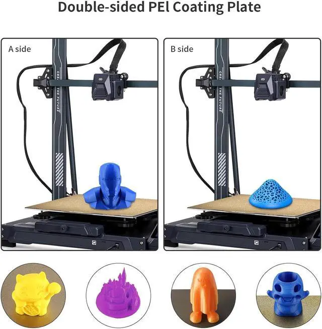 Alt view image 4 of 7 - FYSETC 3D Printer Geetech A30 Bed 330x330mm Removable Textured PEI Spring Steel Plate + Sticker Smooth Hotbed Cover Build Surface Fit Flsn Core-XY, TroXY X3S / X5S / X5SA Pro, Geetech A30 Pro
