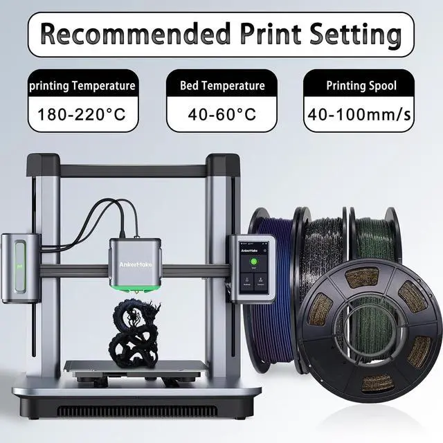 Alt view image 5 of 7 - YOUSU 3D Printer Filament Galaxy PLA Filament 1.75mm, 3D Printing Filament Bundle, Multi Color PLA Filament Glitter 250g X 4 Color Pack.