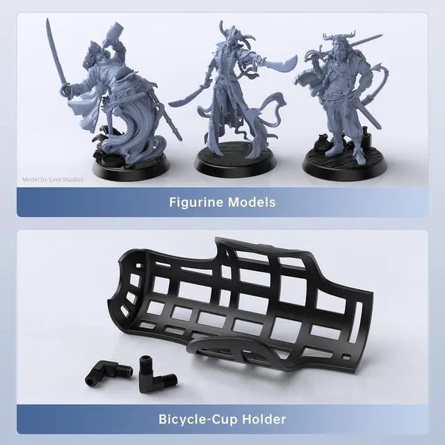 Alt view image 7 of 7 - ANYCUBIC 3D Printer Resin, Upgraded 8K Standard Resin V2, Enhanced Toughness and Strength, Lower-Odor, High Precision 3D Printing Resin for All LCD Resin 3D Printers (Grey, 500g)