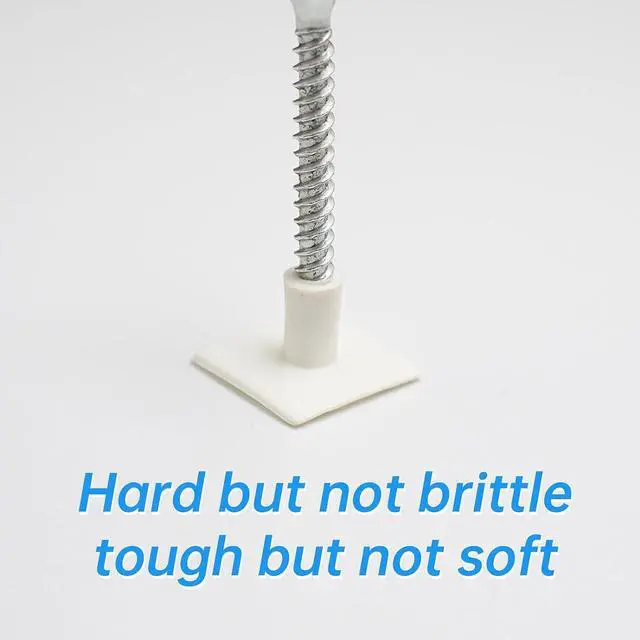 Alt view image 2 of 5 - RESIONE Tough 3D Printer Resin, Not Brittle ABS Like Tough & Rigid 3D Resin for LCD 3D Printing UV 405nm (M68 White 1KG)