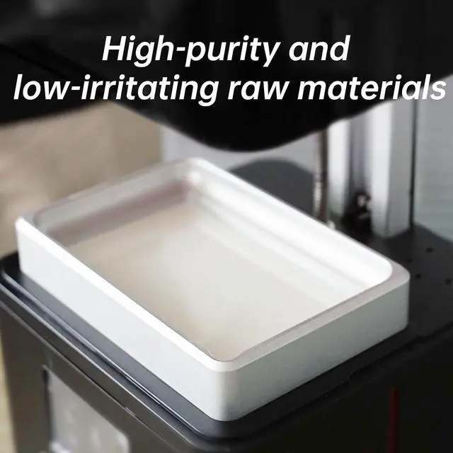 Alt view image 4 of 5 - RESIONE Tough 3D Printer Resin, Not Brittle ABS Like Tough & Rigid 3D Resin for LCD 3D Printing UV 405nm (M68 White 1KG)
