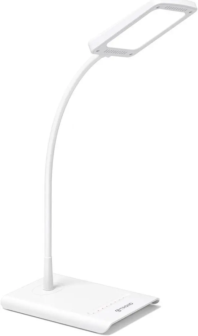 Main image of TROND LED Desk Lamp for Home Office, 3 Color Modes 7 Brightness, Dimmable Table Lamp, Eye Caring Reading Light, Adjustable Gooseneck, Touch Control, Setting Memory, Desk Light for Study Task Work