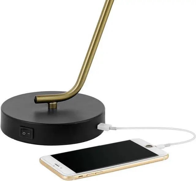 Alt view image 2 of 7 - Globe Electric 52095 Belmont Desk Lamp