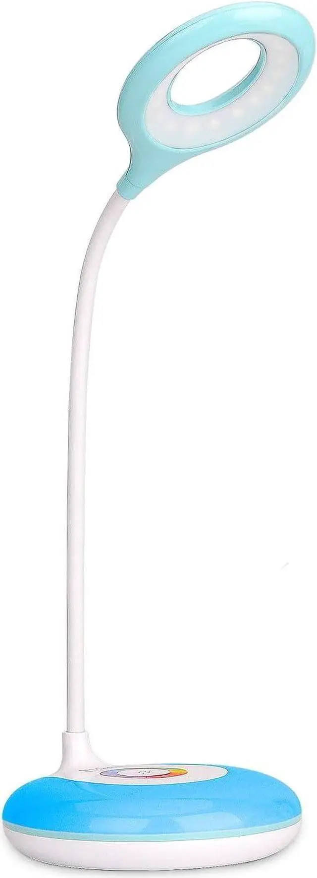 Alt view image 6 of 7 - mafiti LED Desk Lamp Cordless Rechargeable Battery Operated Table Light Adjustable Gooseneck Dimmable Touch Control Color Changing RGB Eye-Caring Base Night Light for Kids with USB Charging Cable