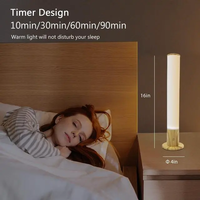 Alt view image 7 of 7 - Light Therapy Lamp 10000 Lux, Happy Sun Lamp UV-Free with 3 Color Temperatures, Adjustable Brightness,Timer & Memory Function, Bright Sunlight Lamps, Full Spectrum Light Perfect for Home, Office