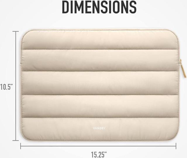 Alt view image 7 of 7 - Vandel - The Original Puffy Laptop Sleeve 15-16 Inch Sleeve for Women and Men MacBook Pro 16 Inch Case, Cute Computer Sleeve 15.6 Inch HP Carrying Case Laptop Bag/Asus/Dell/HP Laptop Case 15.6 Cover