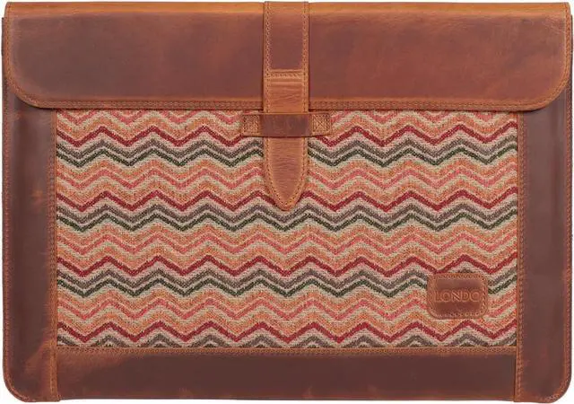 Main image of Top Grain Leather Macbook Bag Laptop Sleeve for MacBook Pro and MacBook Air Case - 14 Inch - 13 Inch (M2, M2 Pro, M2 Max, M1) - 13.3 Inch - iPad Pro 12.9 Inch - 2020 2021, 2022 and 2023 Models