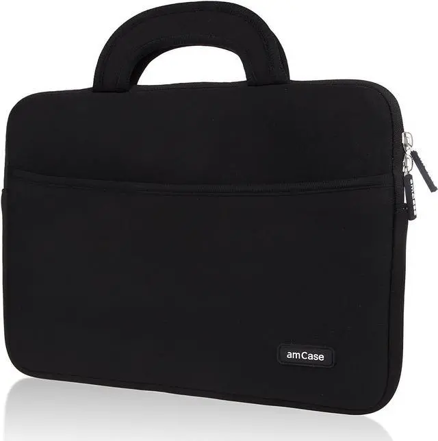 Main image of amCase Chromebook Case-13 to 13.3 inch Travel/Carry Sleeve with Handle-Black