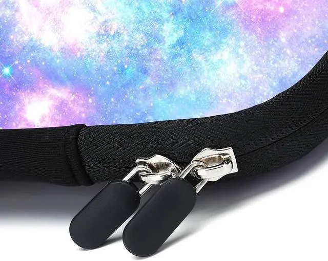 Alt view image 6 of 6 - 11.6 12 12.1 Inch Laptop Carrying Bag Protective Chromebook Case Pouch Netbook Notebook Ultrabook Bag Tablet Sleeve Cover Travel Briefcase with Handle For Men Women (galaxy-1)